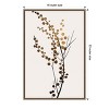 Amanti Art Golden Winter Florals by Kubistika Canvas Wall Art Print Framed 16 x 23-in. - 4 of 4