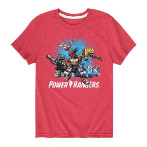 Boys' - Power Rangers - Zords Short Sleeve Graphic T-Shirt - 1 of 4