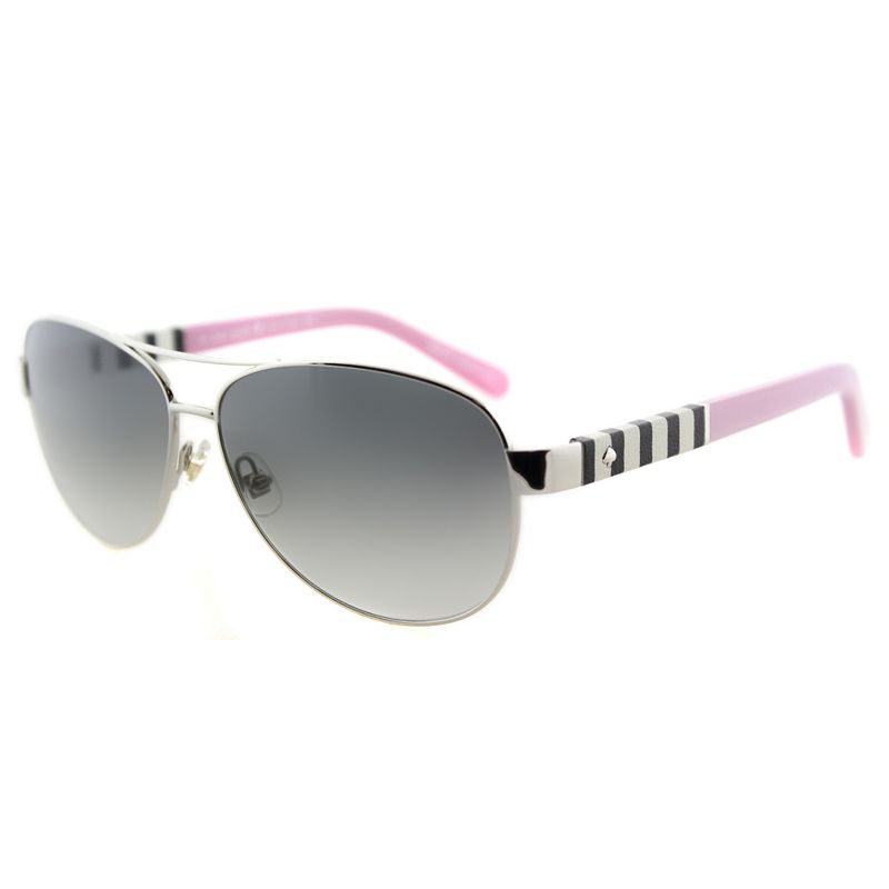 Kate Spade Dalia/S YB7 Womens Aviator Sunglasses Silver 58mm, 1 of 4