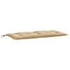vidaXL Garden Bench Cushion Melange Beige 39.4"x19.7"x2.8" Fabric - 2 of 4