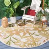 Courtyard CY9433 UV & Stain Resistant Non-Shedding Power Loomed Indoor/Outdoor Rugs - Safavieh - 2 of 4
