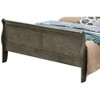 Passion Furniture Louis Philippe King Sleigh Wood Bed with High Footboard - 4 of 4