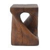KWPZQEB Square Side Table, Outdoor Side Table with Hollow Design, Weather Resistant End Table for Patio Yard Balcony Garden Bedside - 4 of 4