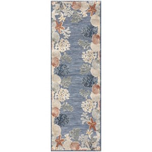 Nourison Suncoast Beach Indoor/Outdoor Flatweave Rug - 1 of 4