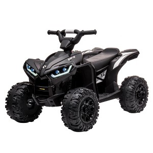12V Kids Ride On ATV, 4 Wheeler Electric Vehicle for Toddlers, Battery Powered Motorized Quad Toy Car - 1 of 4