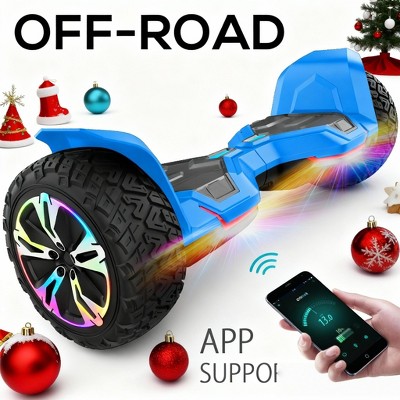 Mastgoal 8.5 inch 700W off-Road Hoverboard - All Terrain Hoverboard with Bluetooth Speaker and LED Lights, 10 mph,  265lbs Loads