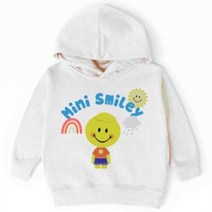 The Juniper Shop Mini Smiley Rainbow Cloud Lumi Toddler Hoodie - 1 of 4
