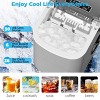 Kismile Ice Maker 26-lb Ice Per day Portable Ice Makers Countertop - 4 of 4
