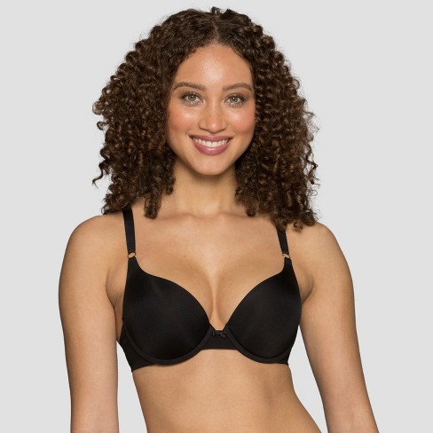 Vanity Fair Womens Ego Boost Add-A-Size Push Up Underwire Bra 2131101 -  SOLID BLACK - 36B