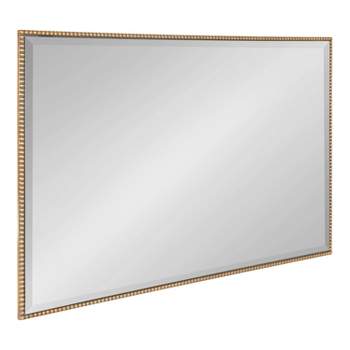 24" x 36" Gwendolyn Rectangle Wall Mirror Gold - Kate & Laurel All Things Decor