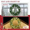 Karl Home Lighted PVC Christmas Wreath with 4 Colors - 4 of 4