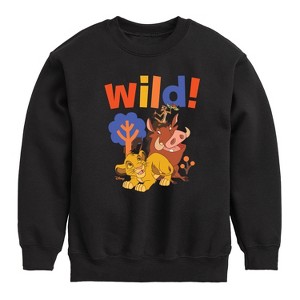 Boys' - Disney - Wild! Graphic Long Sleeve Fleece Sweatshirt - 1 of 4