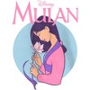 Girl's Mulan Smelling the Flower T-Shirt - 2 of 4