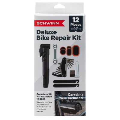 Details about   New SCHWINN BIKE ESSENTIALS bicycle Deluxe Repair & Multi-Tool Gift Set bundle 