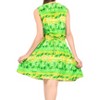 LA LEELA Women's Summer Loose Swimwear Bathing Suit Cover Ups Mini Beachwear Vacation Dress Swim Suit for Women - 4 of 4