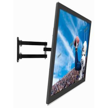 Mount-It! TV Wall Mount Full Motion LCD, LED 4K TV Swivel Bracket for 23 - 55 inch Screen Size, Compatible with VESA 400x400, 66 Lbs. Capacity, Black