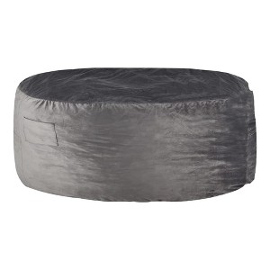 Itopfox Giant Memory Foam Bean Bag Chair with Plush Microfiber Cover - Ultra Soft & Comfy for Lounging, Gaming, and Relaxation - 1 of 4