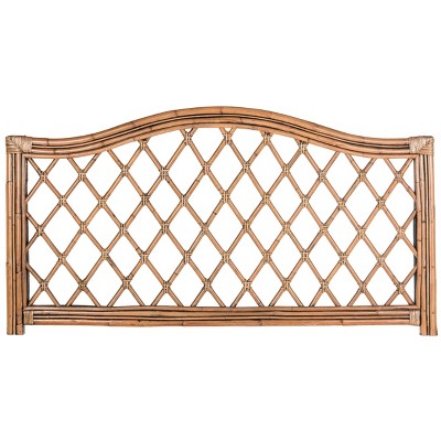 Gabrielle Rattan Headboard - Full - Brown/Multi - Safavieh