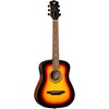 Luna Safari Tribal 3/4 Size Travel Acoustic/Electric Guitar Tobacco Sunburst - 3 of 4