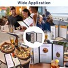 WeChef 30 Pcs Menu Covers 8.5x11" 2 Page 4 View & 4.25x11" Half Page Wine List - 3 of 4