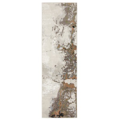 Oriental Weavers Caravan 4150Z Grey/ Pink Indoor Area Rug - 2'3" x 7'6"