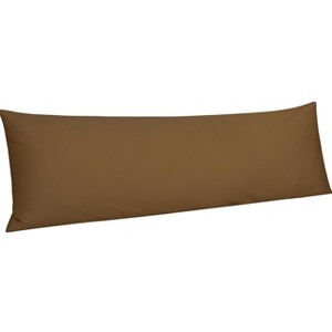 500 Thread Count Cotton Body Pillowcase, Soft and Breathable Body Pillow Cover for Adults - NTBAY - 1 of 4