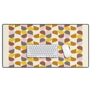 June Journal Abstract Leaves Desk Mat - Deny Designs - 1 of 4
