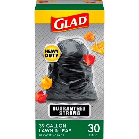 30 ct Heavy Duty Bags Black Twist Tie Trash Outdoor Yard Leaf Garbage 39 Gallon