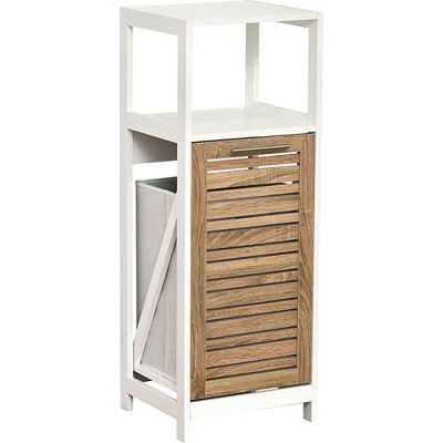 Evideco French Home Goods Tilt-Out Laundry Linen Hamper Cabinet
