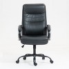 Comfortable High Back Executive Office Chair, Modern 360° Swivel Task Chair for Work or Study – The Pop Home - 2 of 4