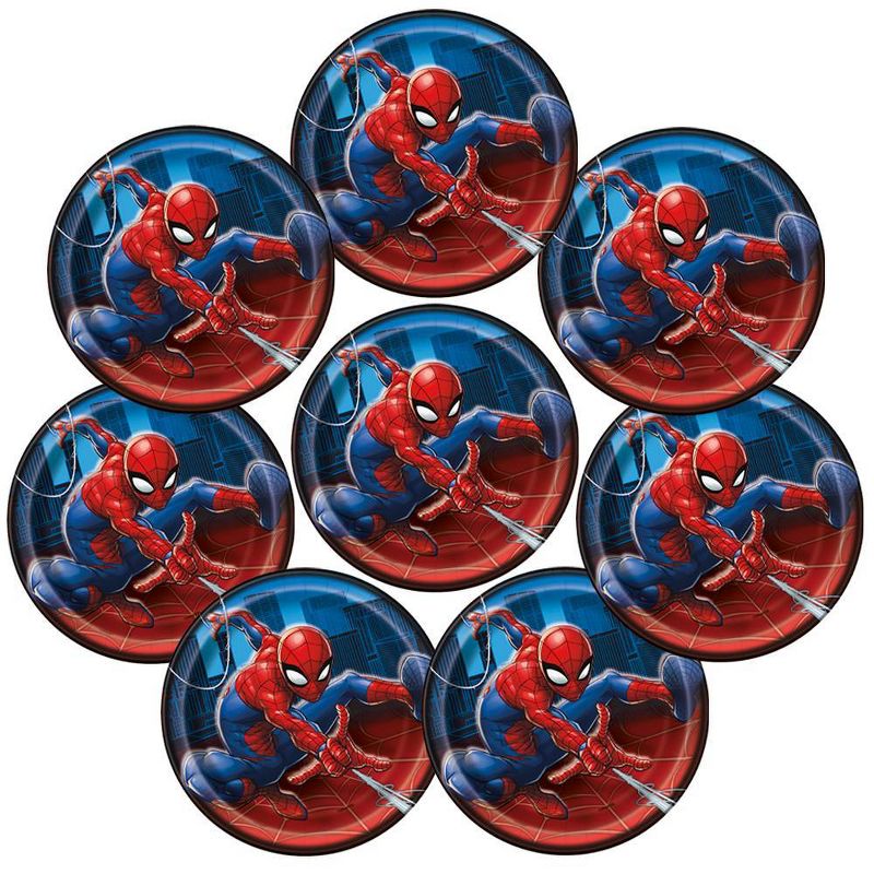 Spider-Man 7&#34; 8ct Party Paper Plates, 2 of 4