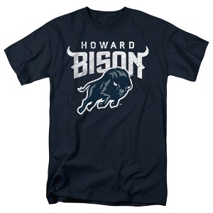 Men's Howard University Distressed Primary Adult T-Shirt - 1 of 4