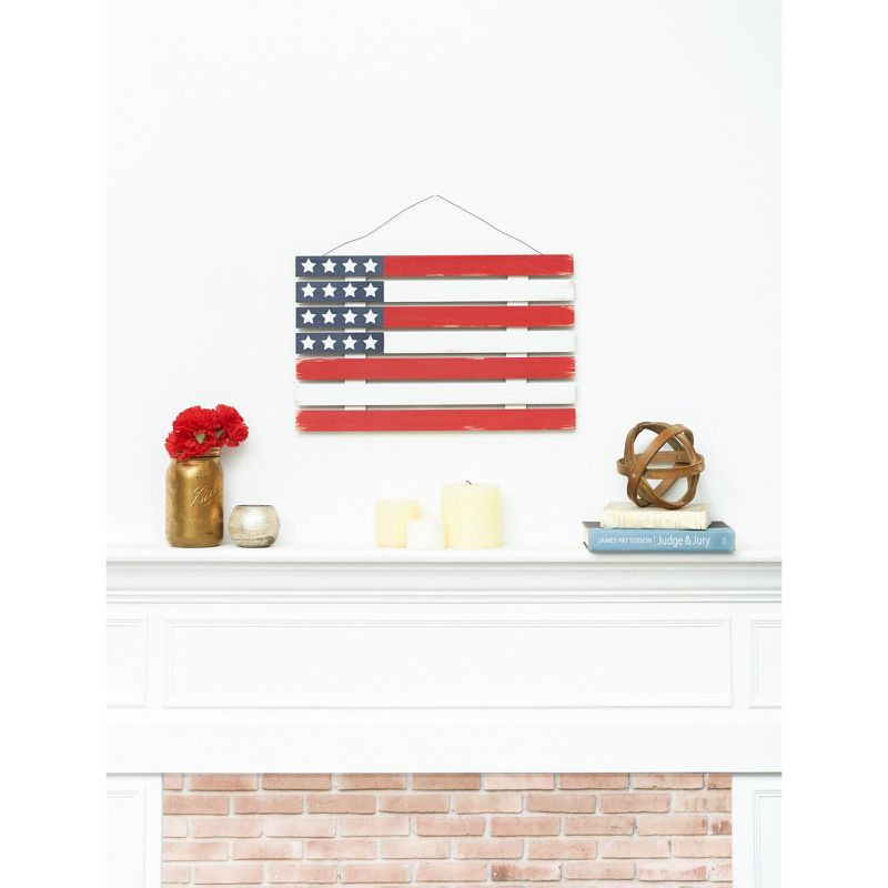 C&F Home American Flag Hanging Fourth of July Wall Art, 2 of 8