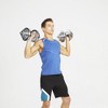 Naysaye Dumbbell Set 66 LBS Adjustable Weight Set with Carry Box for Home Gym and Office, Silver, 36.22"*12.2"*6.29" - 2 of 4