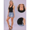 INSPIRE CHIC Women's Halter Sweetheart Neck Backless Sleeveless Cropped Top - 2 of 4