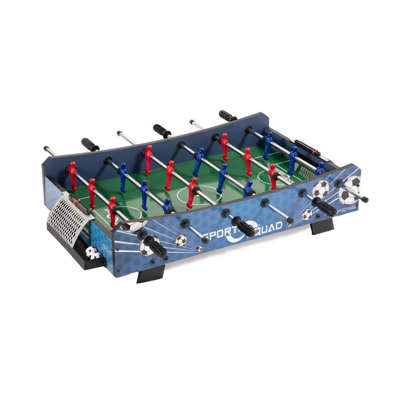 Sport Squad FX40 40&#34; Compact Mini Tabletop Foosball Table with 2 Soccer Foosballs, 1 of 7