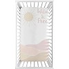 Sweet Jojo Designs Girl Photo Op Fitted Crib Sheet Desert Sun Pink and Taupe - 2 of 4