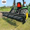 Field Tuff 5' 3 Point Cultipacker, 26 Cast Iron Packer Wheels, 60" Working Width, Fits Category 1 Hitch, Ideal for ATV/Tractor Lawn Attachments, Black - 4 of 4