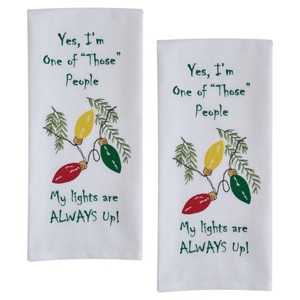 Park Designs Holiday Lights Decorative Dishtowel Set Of 2 - 1 of 4