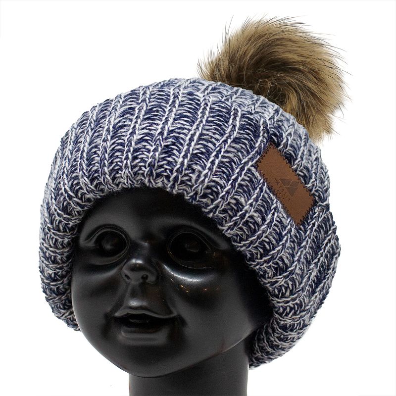 Arctic Gear Toddler Acrylic Ribbed Cuff Winter Hat with Pom, 4 of 5