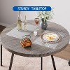 Dining Table Set for 2 with Upholstered Chairs, Kitchen Table and Chairs for 2, 3 Piece Dining Room Table Set - 4 of 4