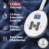 Sunbeam King Heated Blanket 12 Heat Settings Nordic Plush Blue - 3 of 4