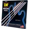 DR Strings Hi-Def NEON White Coated Medium 6-String Bass Strings - 3 of 4