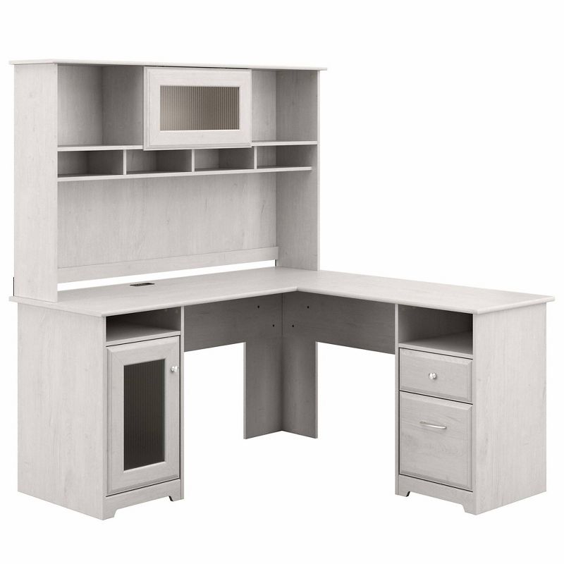 Cabot 60W L Shaped Computer Desk with Hutch - Bush Furniture, 1 of 8