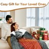 Tirrinia Heated Blanket, Wearable Electric Blanket, Plush Fleece Heating Blanket, Electric Throw Blanket for 5 Heating Levels, Winter Gifts - 2 of 4