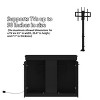 Famapy Smart Lift Gaming Station,Adjustable Height,Smart Control/Dual Cable Management Holes,Ideal for 50” Screens Home Gaming/Entertainment Spaces - 3 of 4