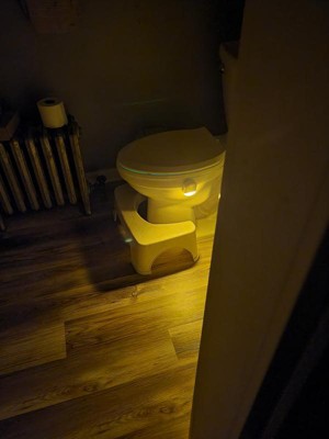 Toddler Target Toilet Light avec 5 modèles de projecteur Détecteur