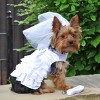 Doggie Design Dog Harness Wedding Dress with Veil and Matching Leash - 2 of 3