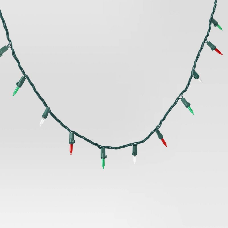 100ct LED Smooth Mini Christmas String Lights with Green Wire - Wondershop™, 4 of 6