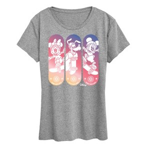 Women's - Disney - Mickey & Friends Short Sleeve Graphic T-Shirt - 1 of 4